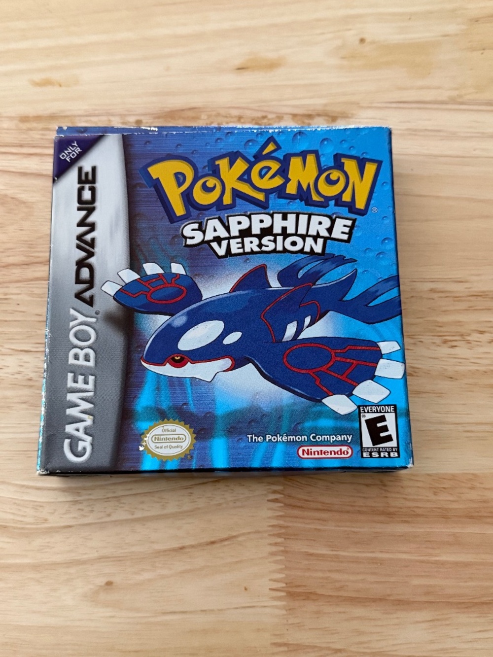 RARE Authentic Pokemon Sapphire Game Boy Advance Vintage CIB